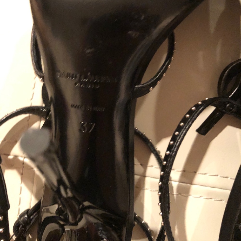 Authentic Saint Laurent Studded Heel Sandals - Picture 3 of 5